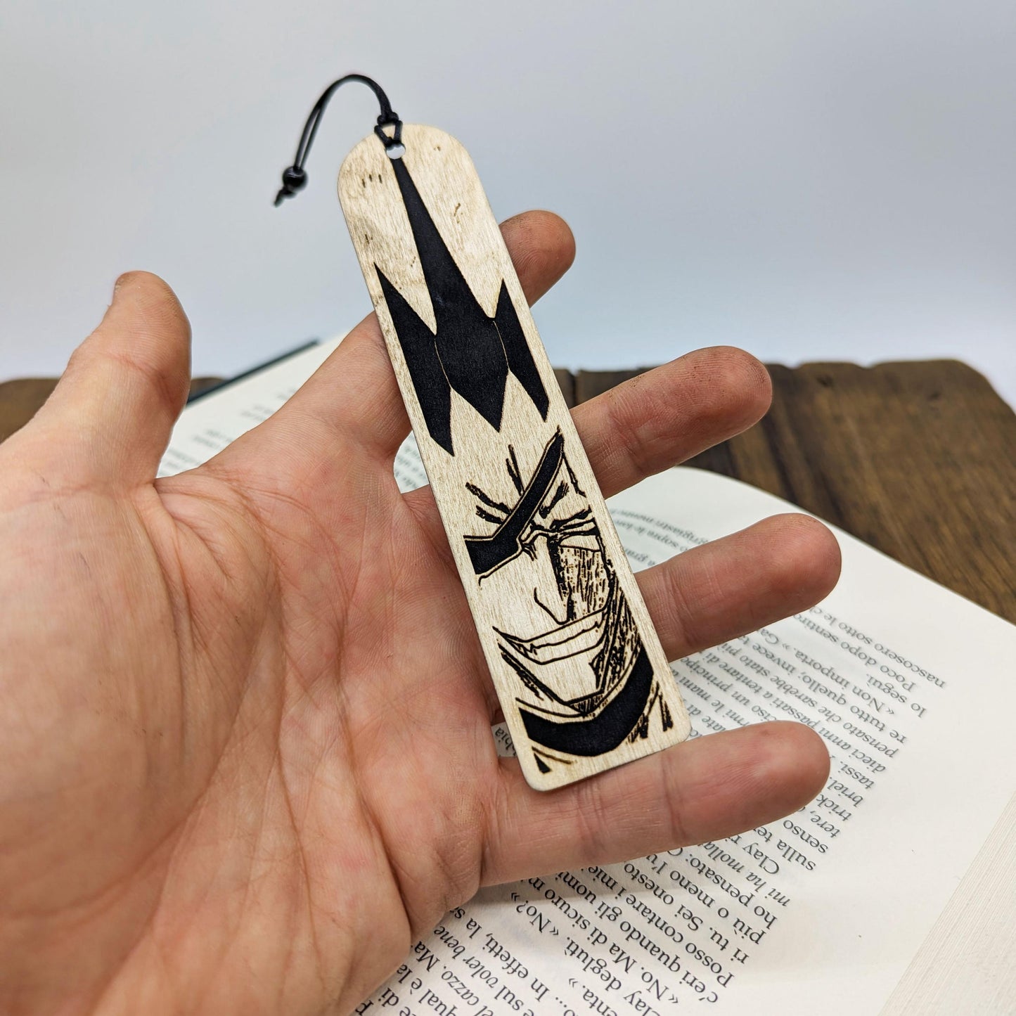 Segnalibro Capitano Shinigami, Guerriero Anime Spirituale Capelli Spiky