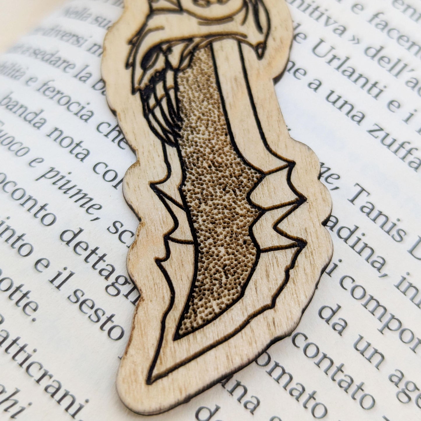 Segnalibro in legno Lame del Caos di Kratos, God of War
