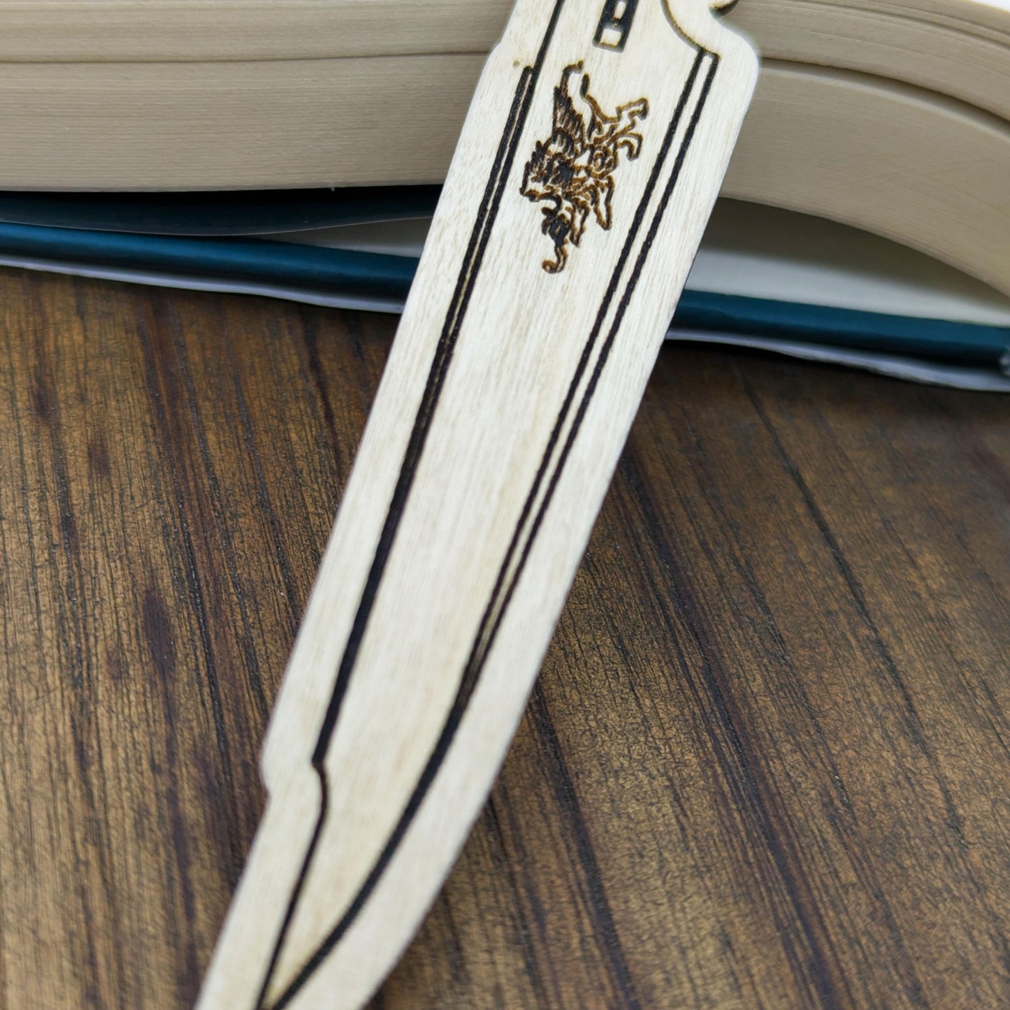 Segnalibro in legno Gunblade di Squall Lionhart, da Final Fantasy VIII, FF8