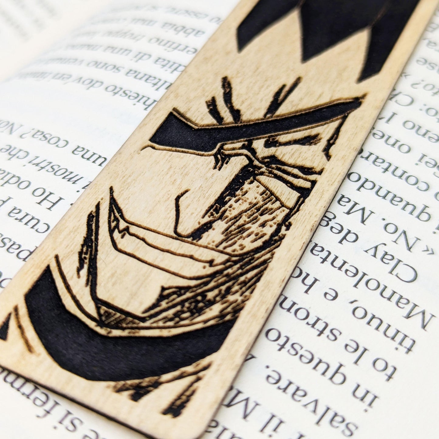 Segnalibro Capitano Shinigami, Guerriero Anime Spirituale Capelli Spiky