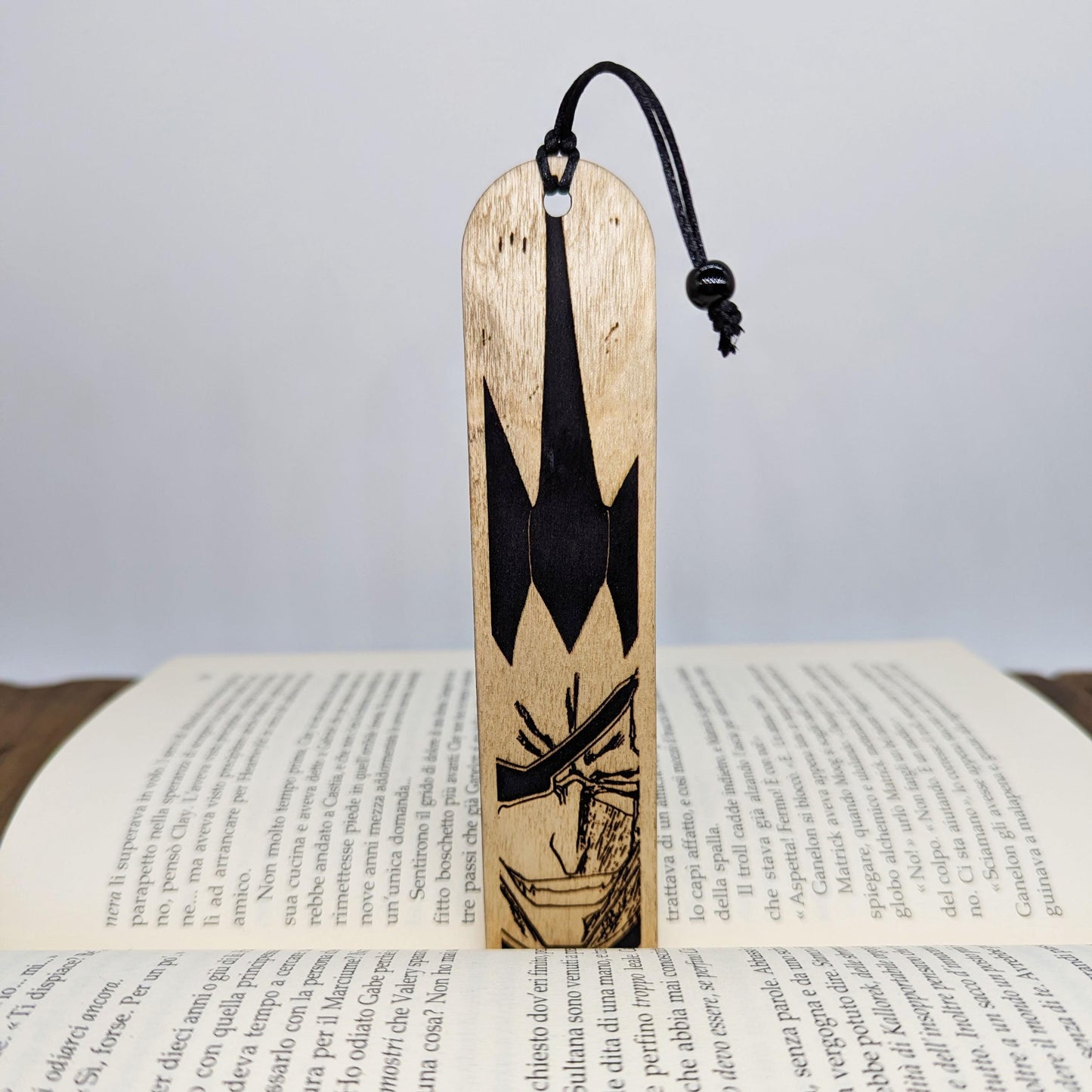 Segnalibro Capitano Shinigami, Guerriero Anime Spirituale Capelli Spiky