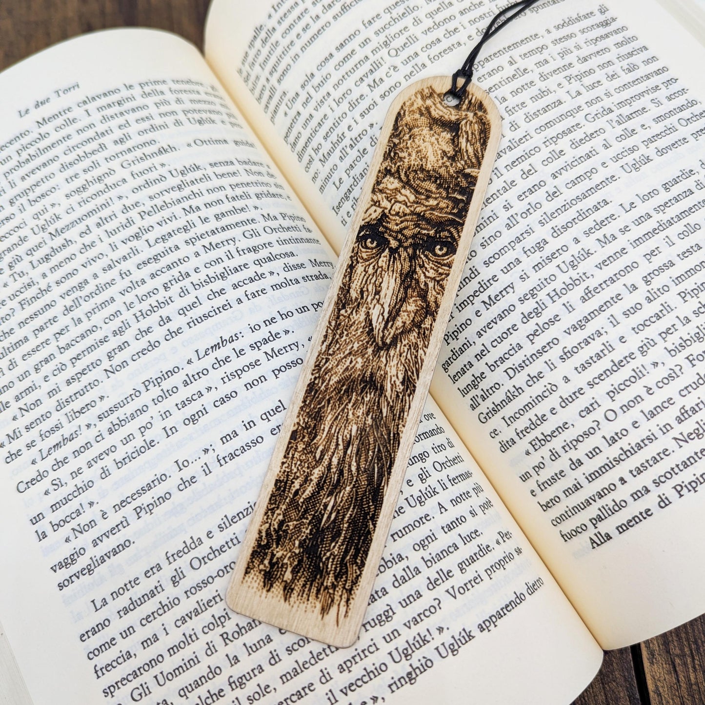 Segnalibro Barbalbero Ent, ispirato al personaggio Fangorn de Il Signore degli Anelli