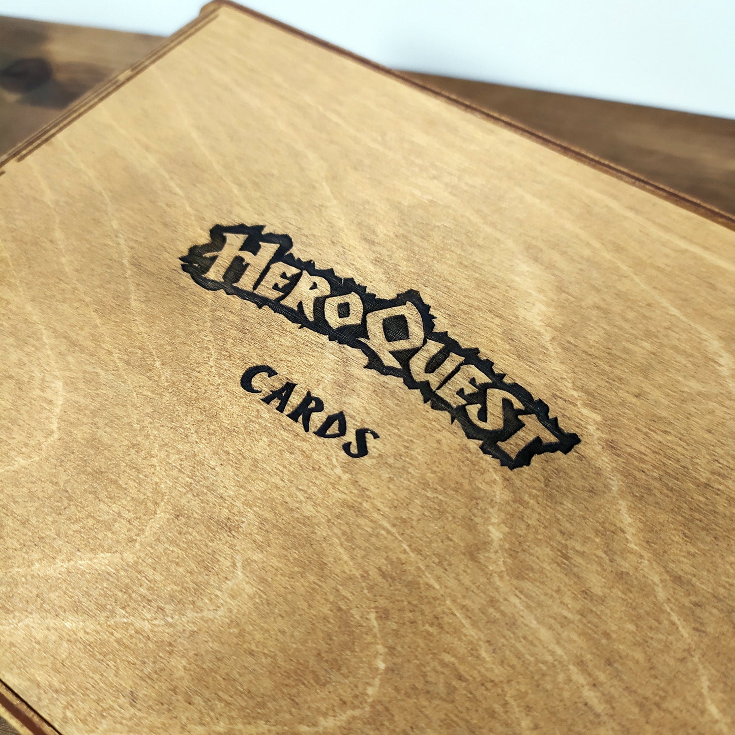 Heroquest scatola porta carte in legno per vecchia e nuova versione - Taglia L