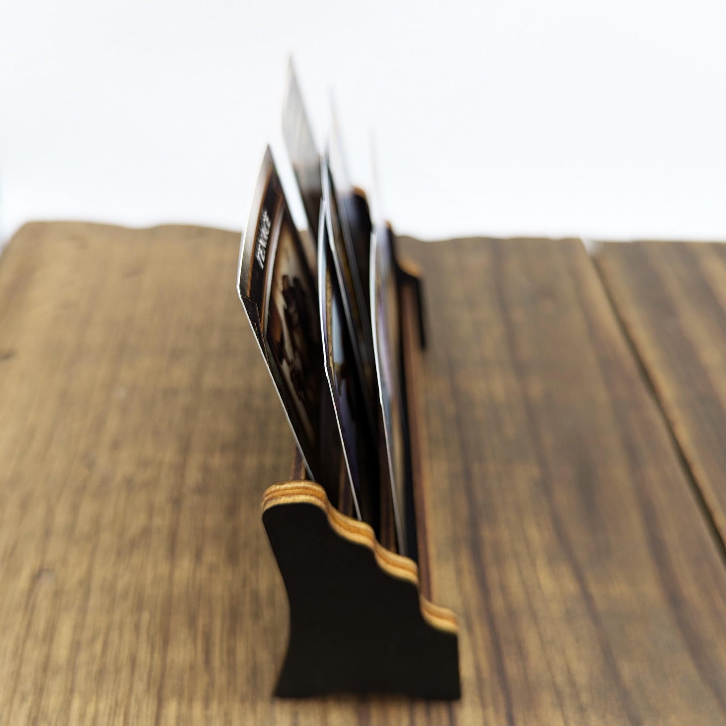 Porta carte in legno per giochi da tavolo, supporto per carte universale, Arkham Horror, Magic the Gathering, Dungeon Crawlers