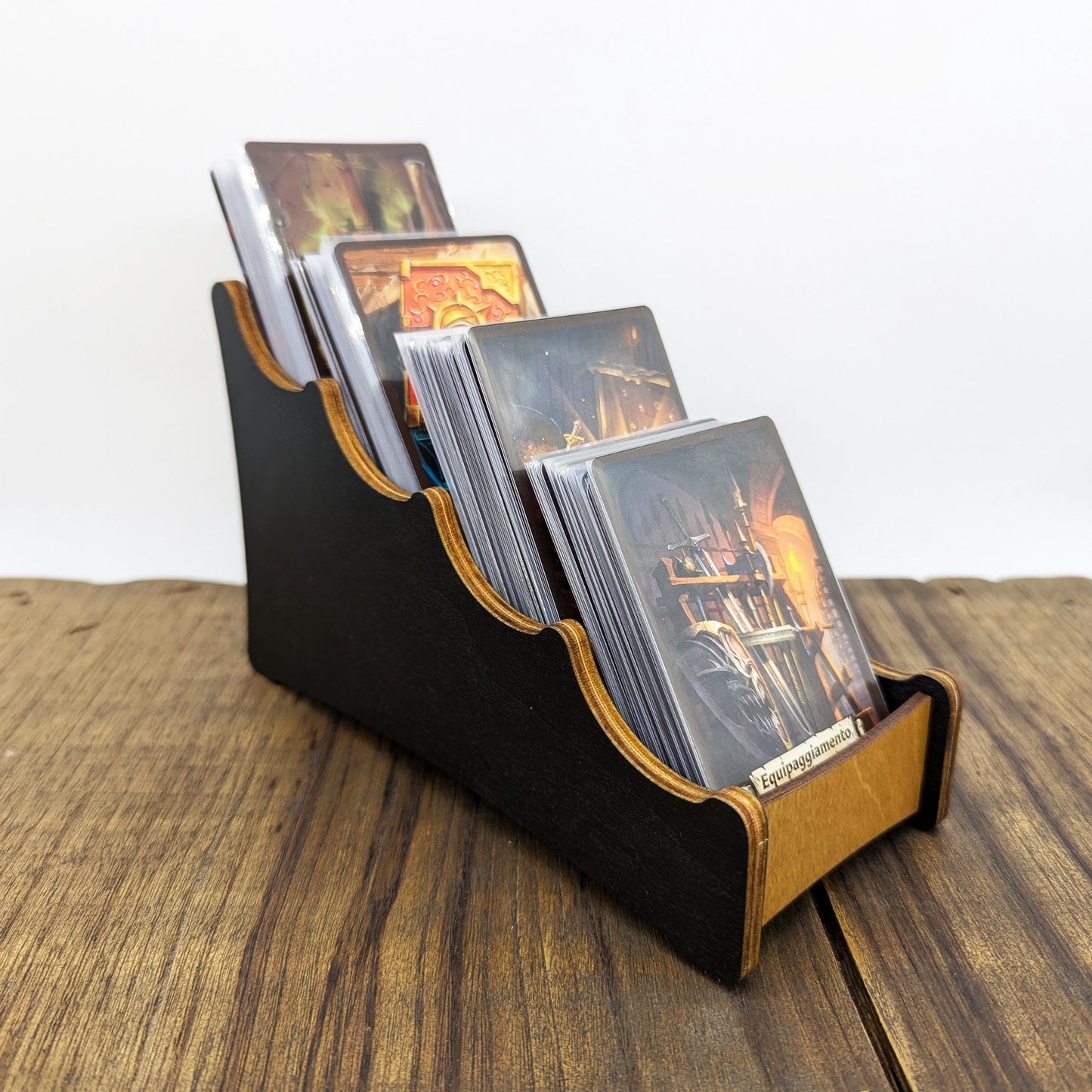 Porta Carte e Token in Legno Modulare e Magnetico per Giochi da Tavolo – Arkham Horror, Gloomhaven, Dungeon Crawlers