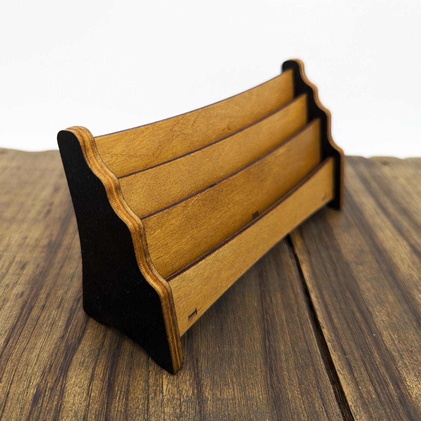 Porta carte in legno per giochi da tavolo, supporto per carte universale, Arkham Horror, Magic the Gathering, Dungeon Crawlers