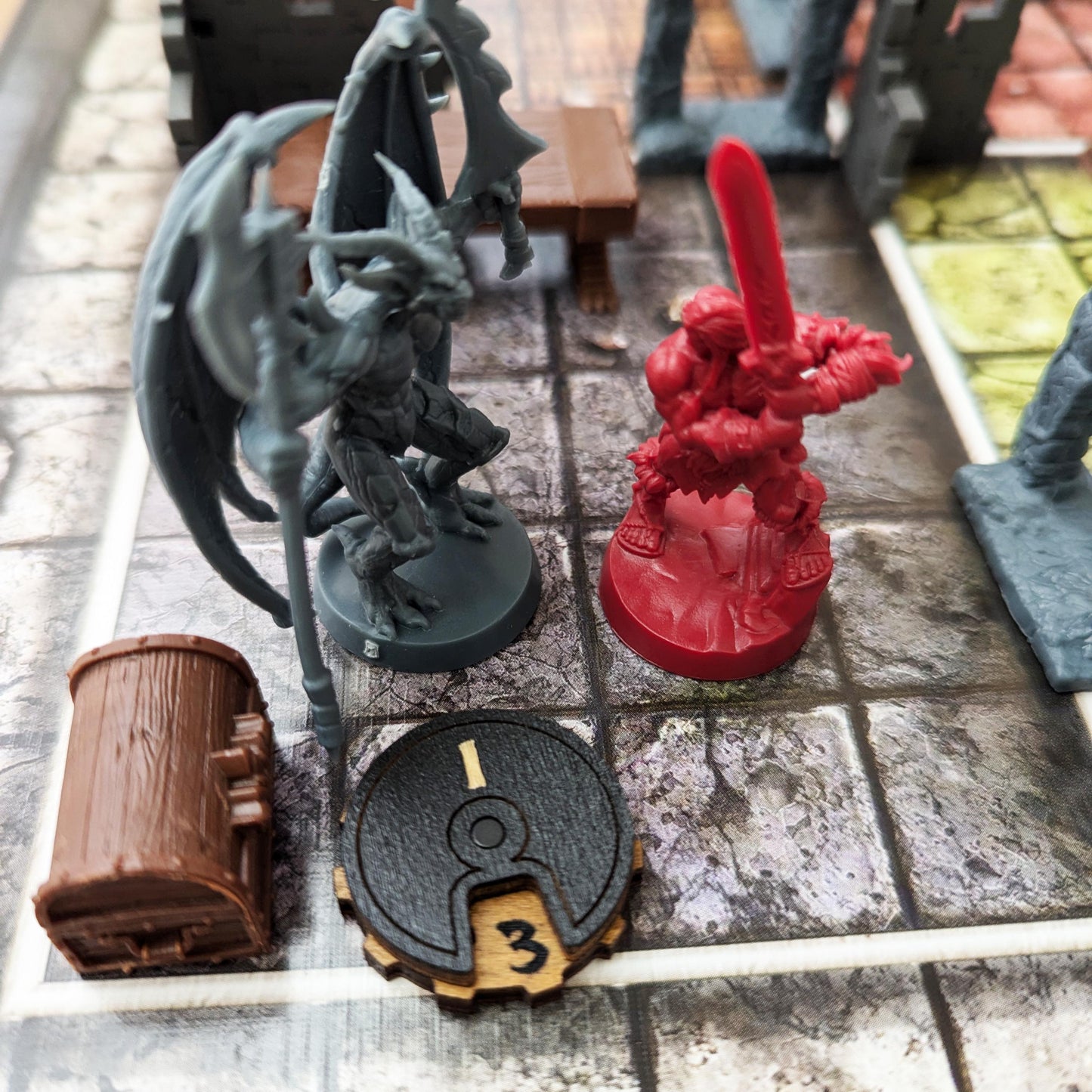 Heroquest Tracker magnetici in legno per tenere traccia dei punti corpo dei mostri, dei mercenari, dei personaggi. Disponibili con scatola.