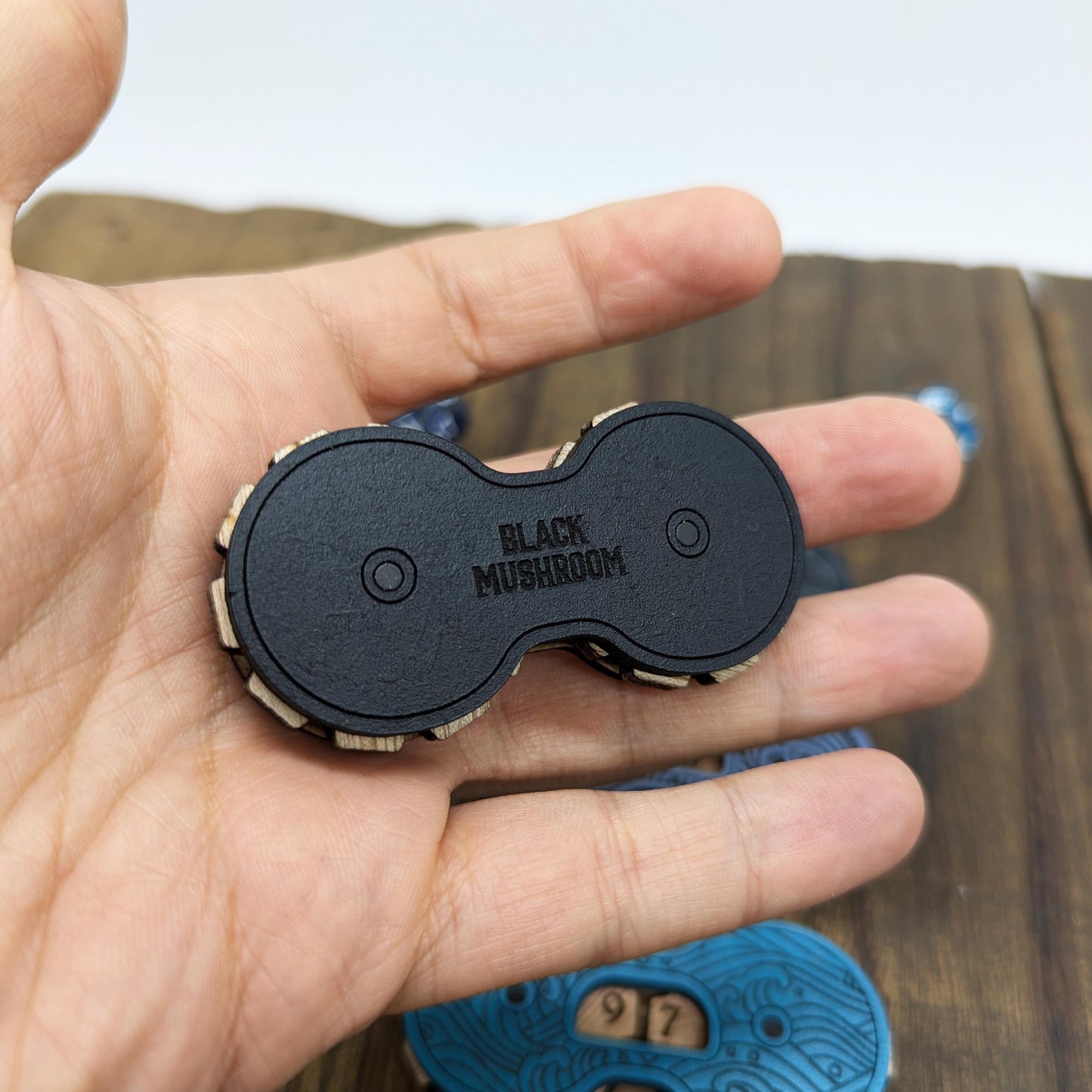 Contatore punti vita ferita universale magnetico in legno - Collezione I Quattro Elementi - Giochi di ruolo, carte e giochi da tavola
