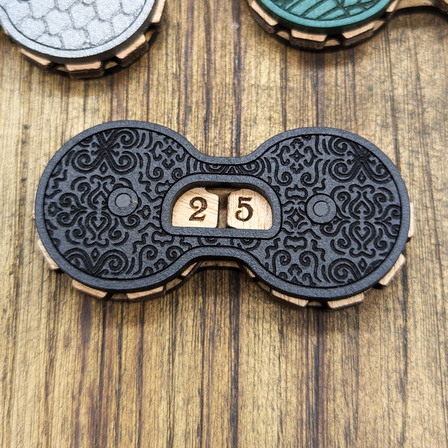 Contatore punti vita ferita universale magnetico in legno 0-99 - Giochi di ruolo, carte e giochi da tavola - Magic, Lorcana, DnD, Pathfinder