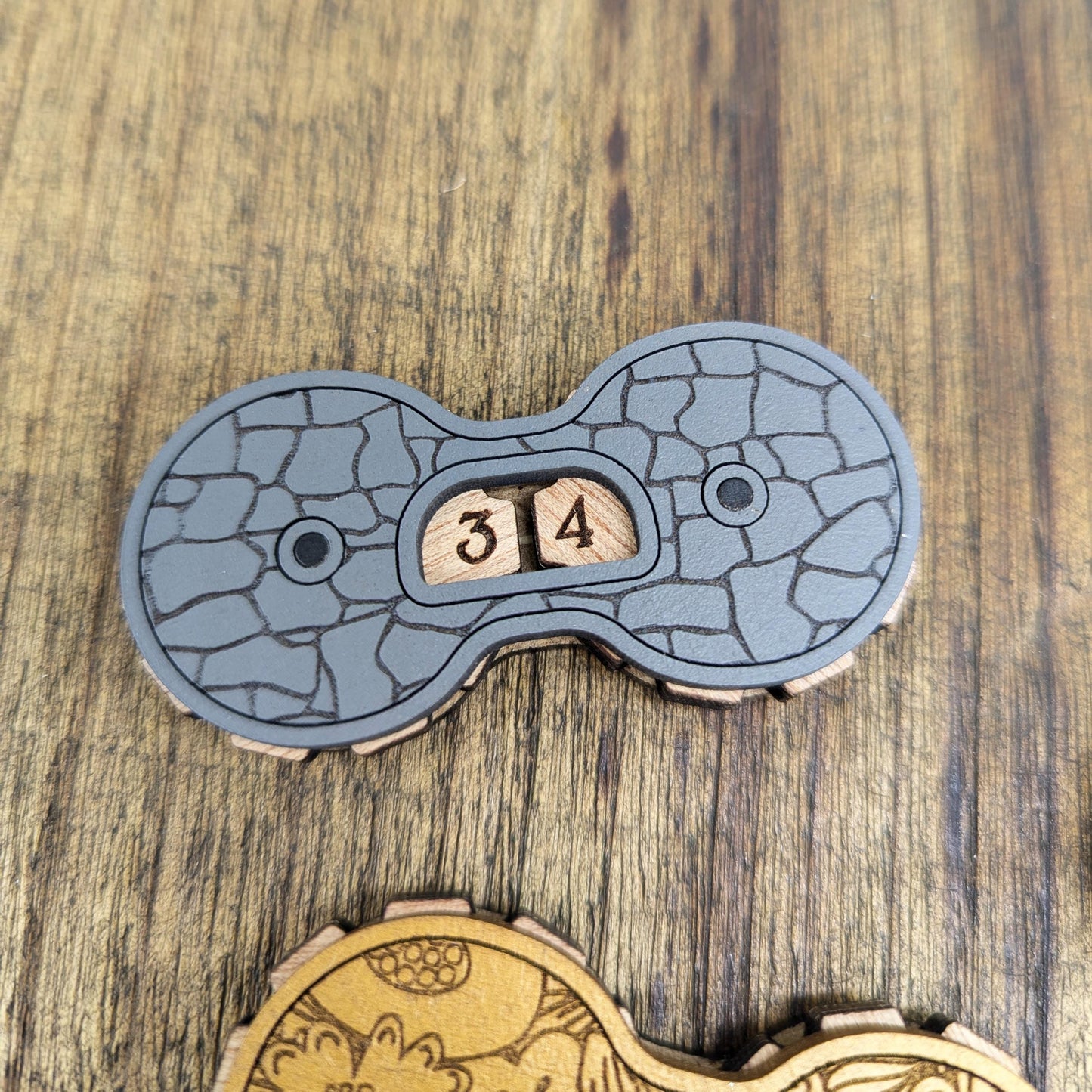 Contatore punti vita ferita universale magnetico in legno 0-99 - Giochi di ruolo, carte e giochi da tavola - Magic, Lorcana, DnD, Pathfinder