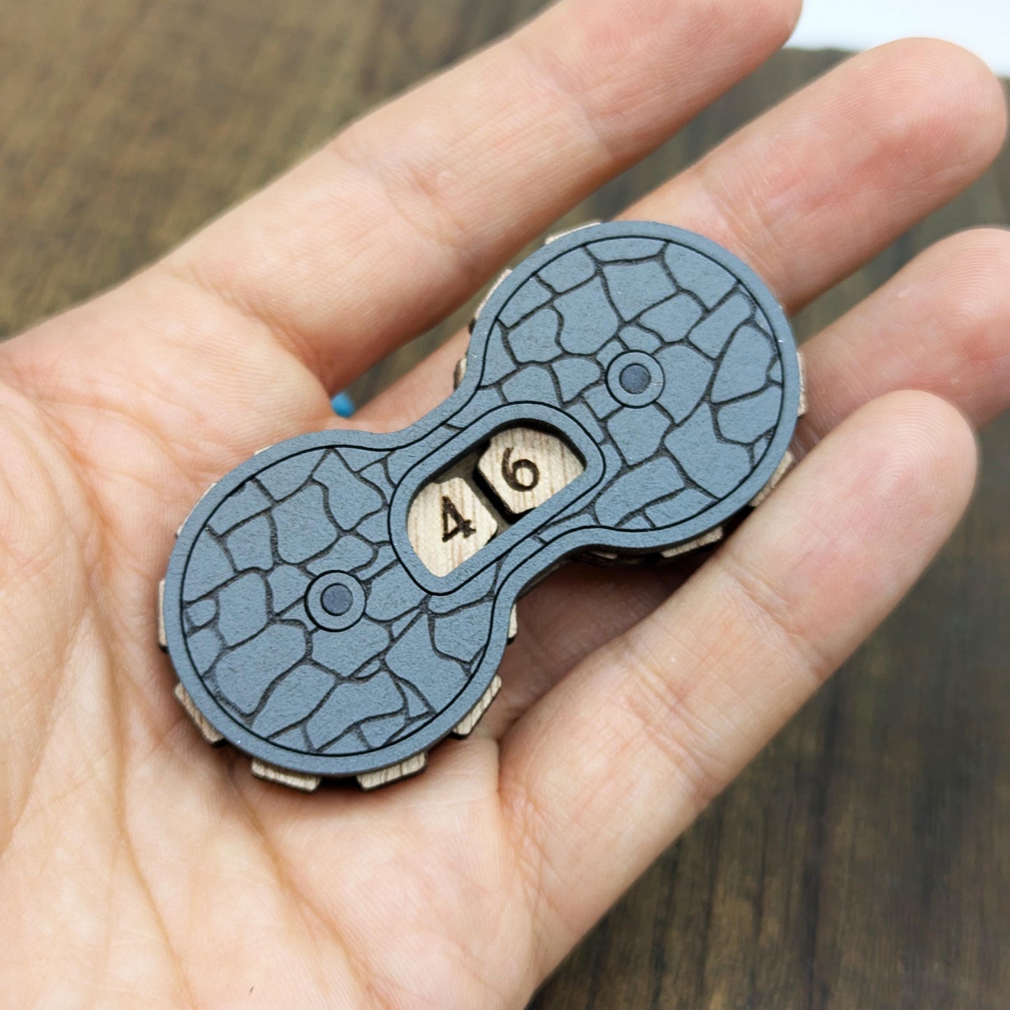 Contatore punti vita ferita universale magnetico in legno 0-99 - Giochi di ruolo, carte e giochi da tavola - Magic, Lorcana, DnD, Pathfinder