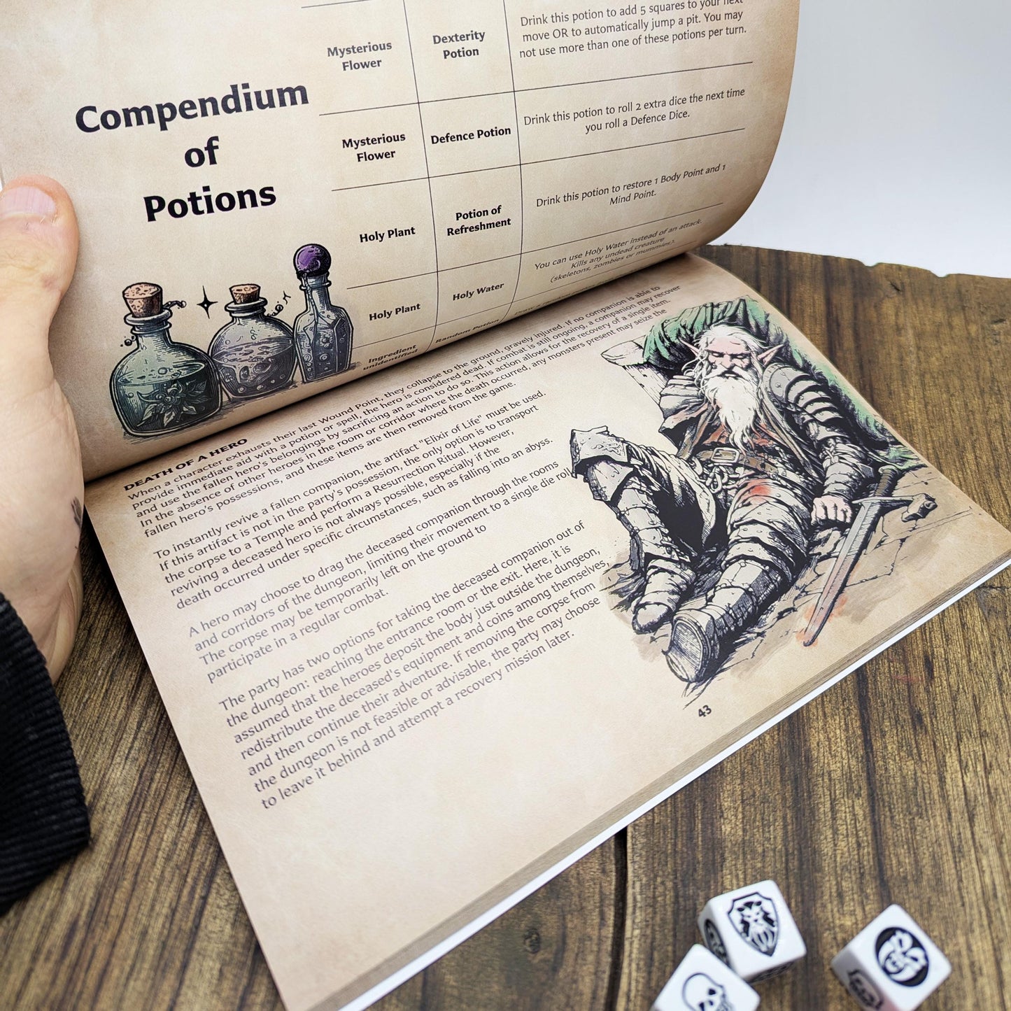 ULTIME COPIE DIFETTATE - Outworld - Libro di regole aggiuntive espansione HeroQuest - Copia Stampata in Inglese
